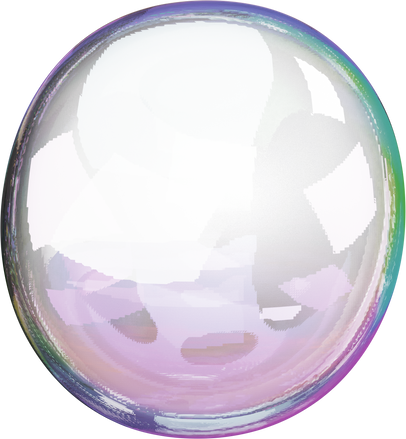3D Liquid Transparent Modular Period Blob